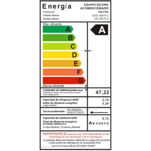 Aire Acondicionado Daitsu Artic 18.000 BTU Inverter R32 - Imagen 5